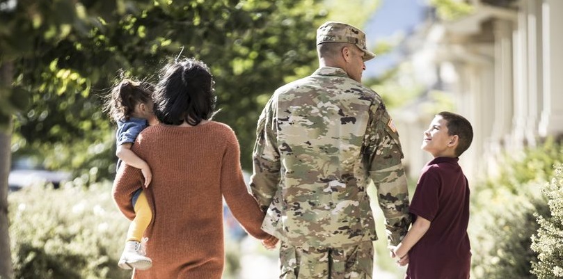 Family walking